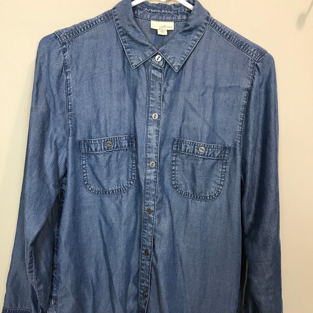 J JILL Tunic LS Sz S